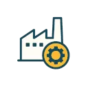 Manufactura discreta y continua icon