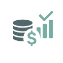 Reducir costos operativos icon