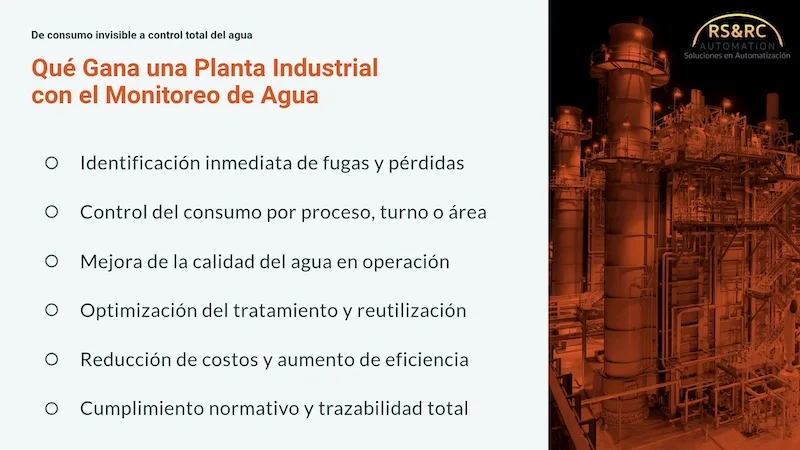 Sistemas de Monitoreo de Agua Industrial - RSRC Automation mexico