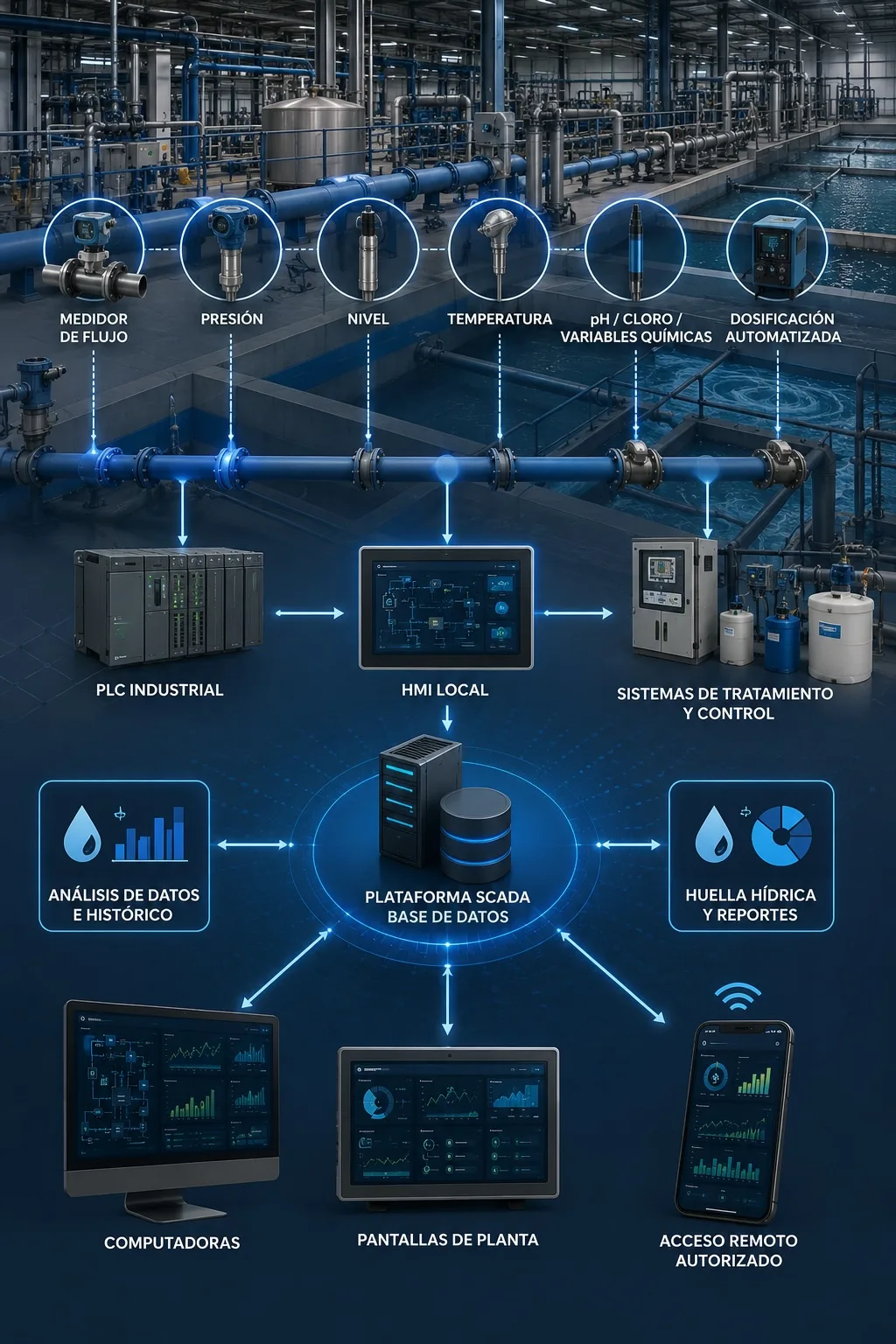 Sistema de Monitoreo de Agua Industrial